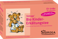 SIDROGA Bio Kinder-Erkältungstee Filterbeutel